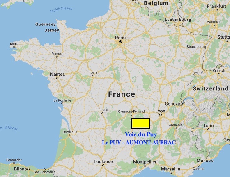 VOIE DU PUY – LE PUY-EN-VELAY à AUMONT-AUBRAC