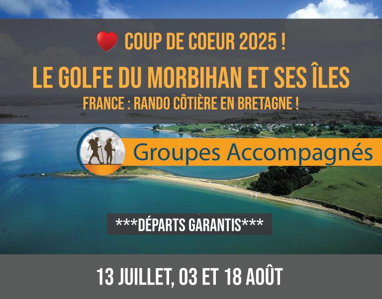 France – BRETAGNE : LE GOLFE DU MORBIHAN ET SES ÎLES, RANDONNÉE AVEC ACCOMPAGNEMENT EN FRANÇAIS, Euro-Rando, Vaudreuil, Quebec
