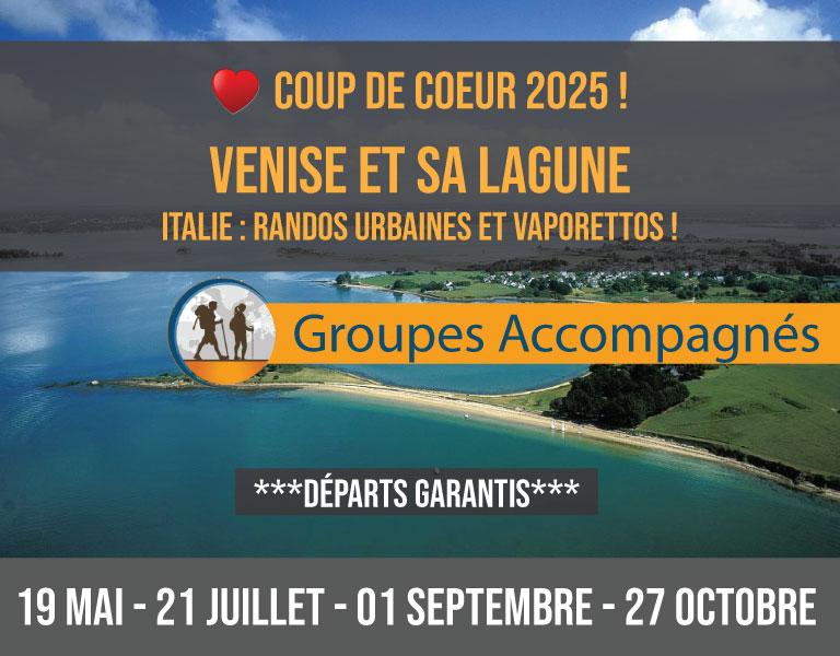 Un véritable « trekking urbain » avec de vraies randonnées dans un des sites les plus prestigieux du monde, Venise et les îles de sa lagune, Euro-Rando, Nicole Voyage, Vaudreuil, QC