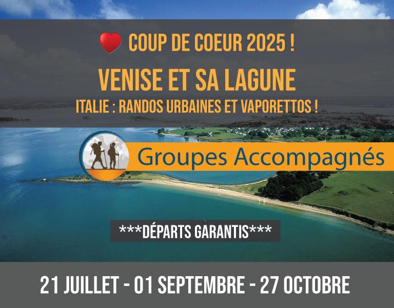Un véritable « trekking urbain » avec de vraies randonnées dans un des sites les plus prestigieux du monde, Venise et les îles de sa lagune, Euro-Rando, Nicole Voyage, Vaudreuil, QC